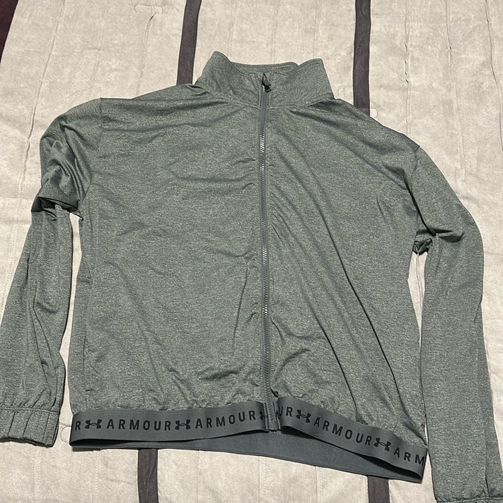 Under armour track zip up jacket